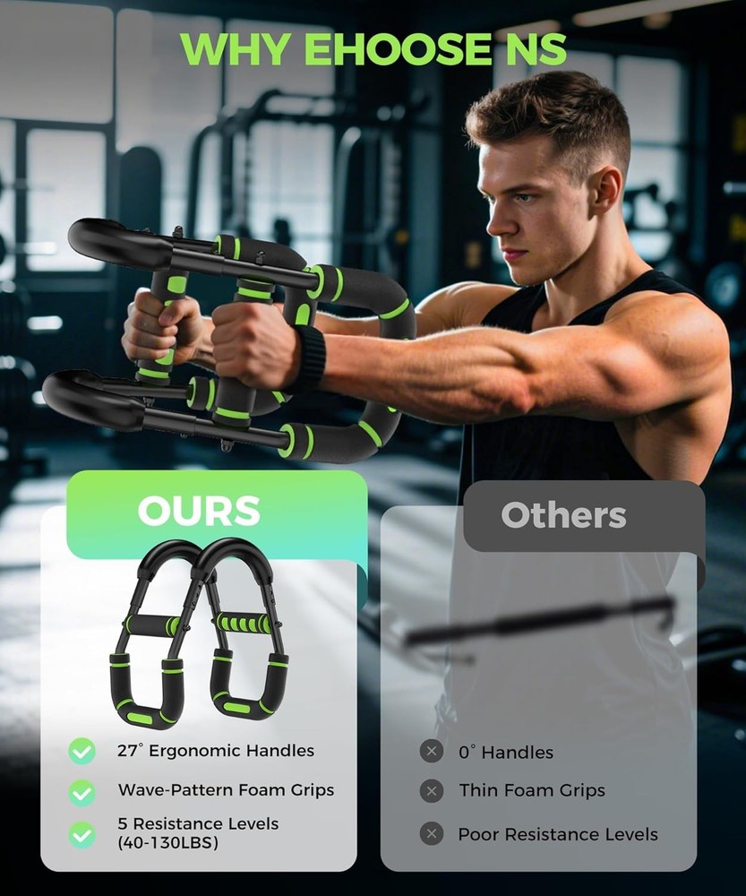 Twister Arm Trainer, Adjustable Resistance 40–130 lbs