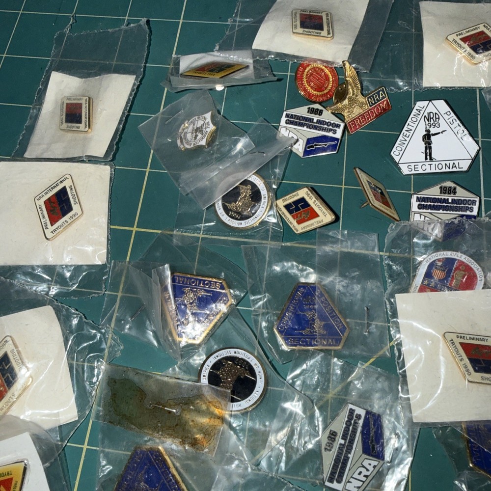 NRA Hat Pins Lot (47) New