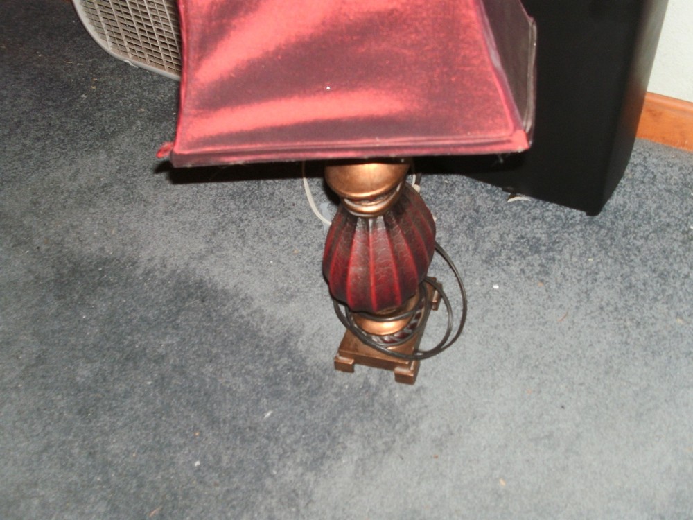 vintage table lamp with shade