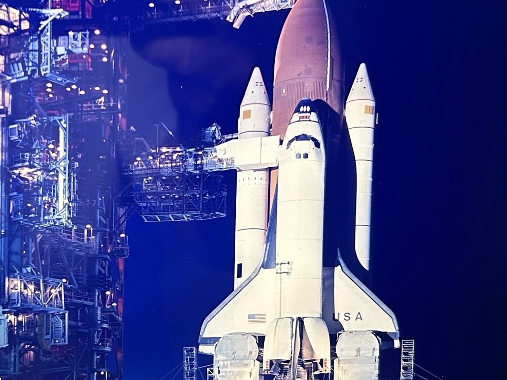 1982 NASA KSC Shuttle Columbia STS-3 Launchpad Presentation Transparency-246