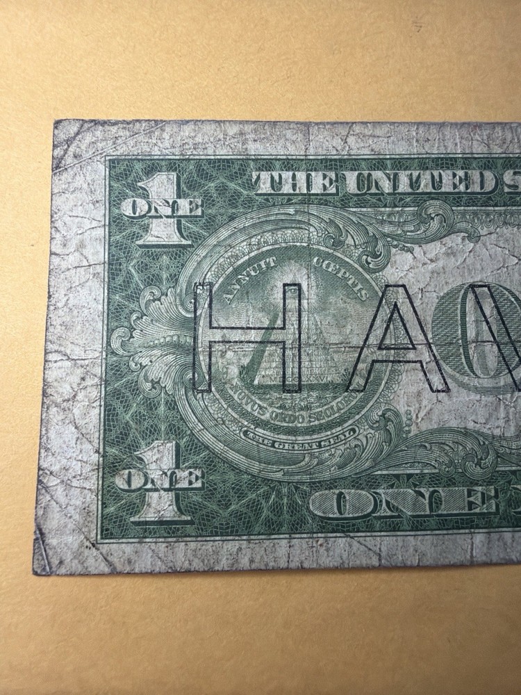 US 1935A $1 Silver Certificate Hawaii WWII Emergency Note