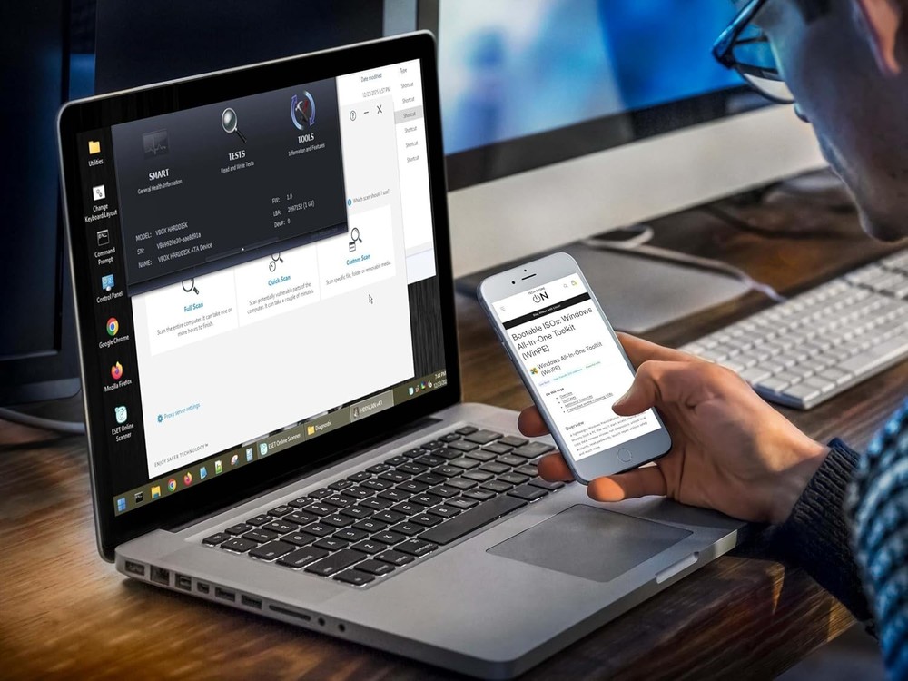 Computer IT Repair - Windows Antivirus Hard Drive Data File Recovery Password...