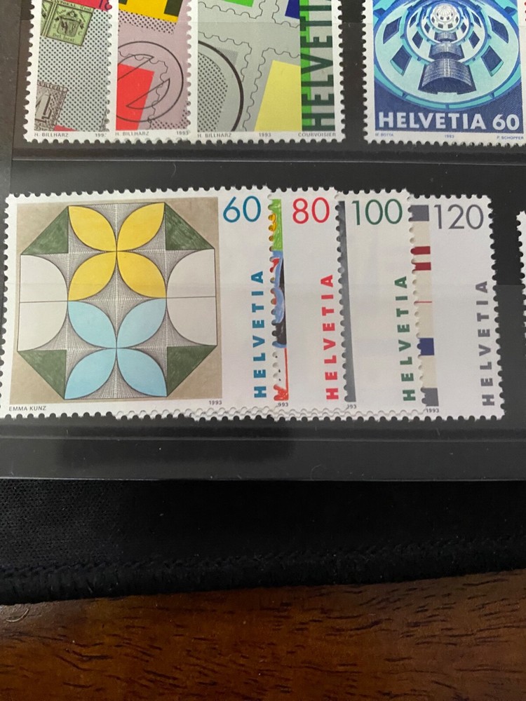 1993 Swiss stamps year set