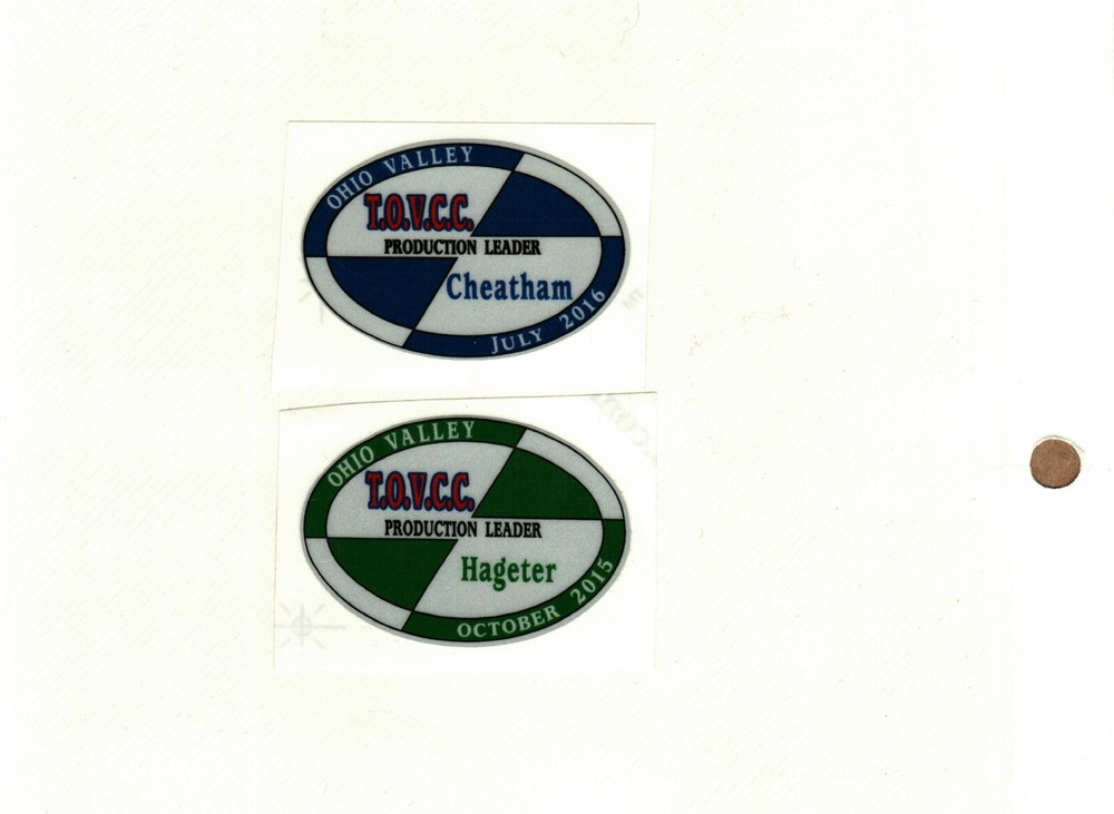 2 NICE THE OHIO VALLEY COAL CO. COAL MINING STICKERS # 1754