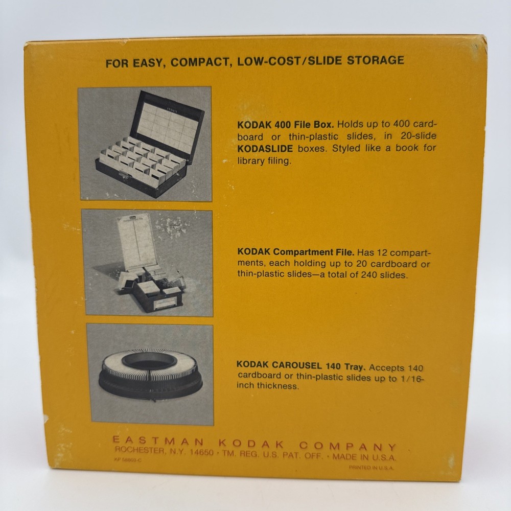 Vintage Kodak Carousel Stack Loader B40 Carousel Slide Projector Original Box