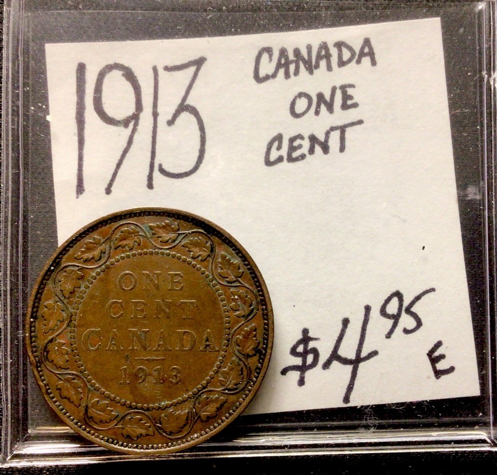1913 Canada 1 Cent! ENN Coins