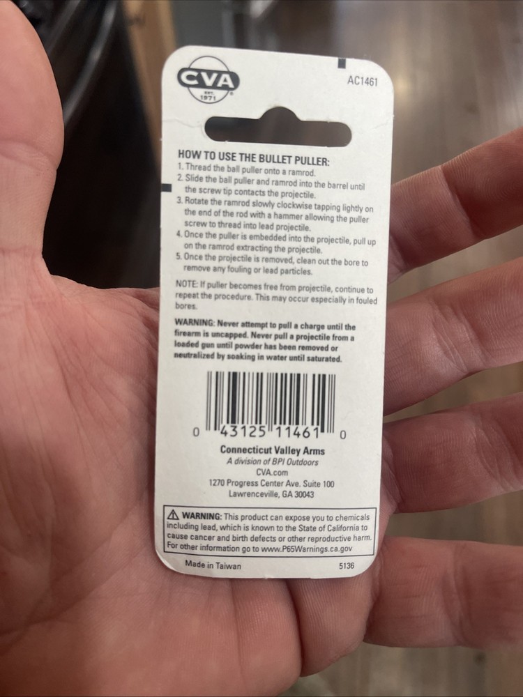 CVA Blackpowder Products Bullet Puller