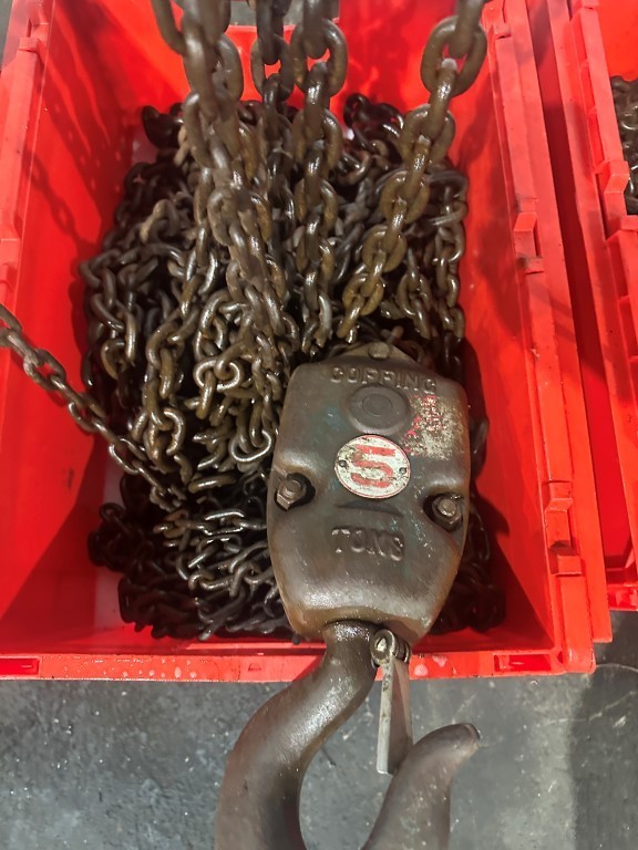COFFING 5TON CHAIN HOIST - MANUAL