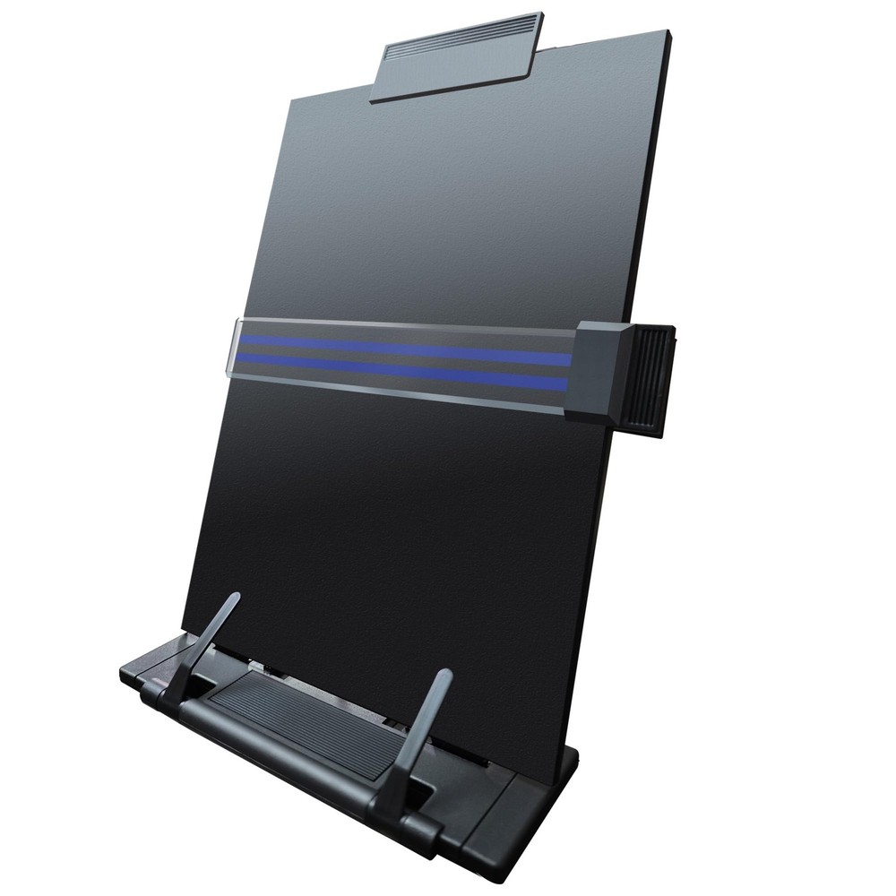 Black Desktop Document Paper Holder Stand 7 Adjustable Angles Copyholder