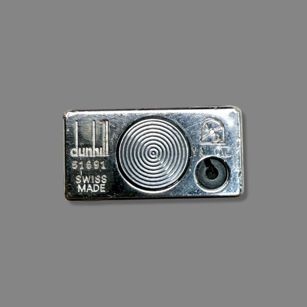 Dunhill Rollagas lighter Silver short RL8300 without box