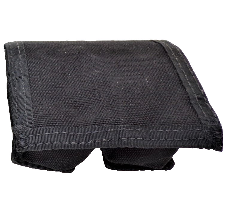 HKS 100B SpeedLoader Case Double Black Cordura Hook & Loop