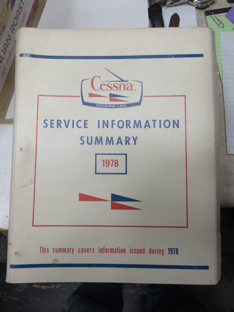 Cessna  Service Information Summary 1978 (101)