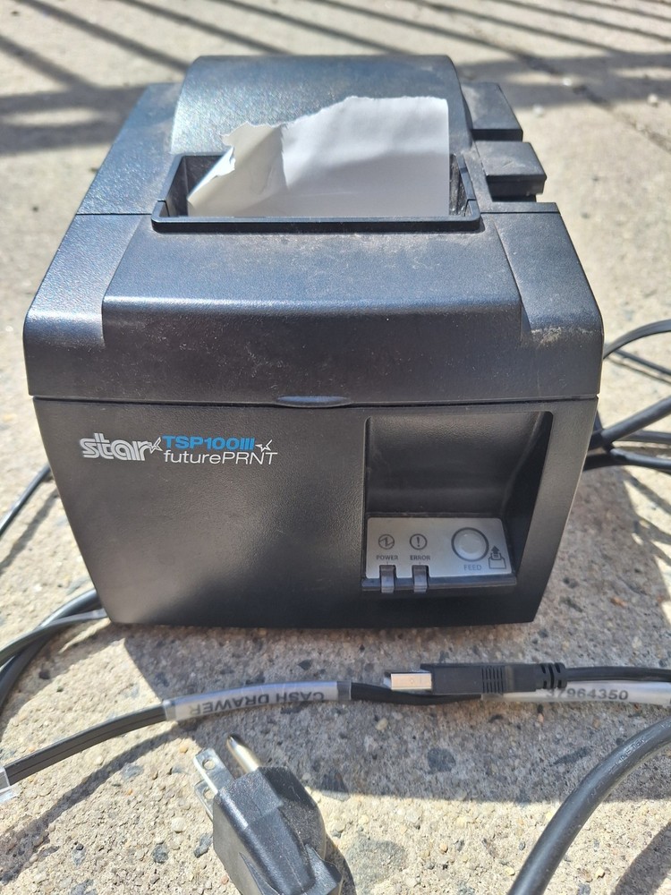 Star TSP100 Thermal Receipt Printer – Used, Tested & Working