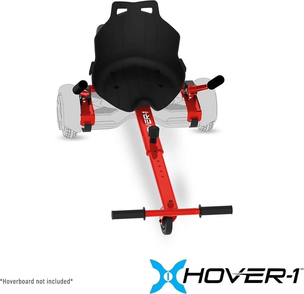 Hoverboard Buggy Attachment Aluminium Adjustable Frame LED Lights Kids Teens