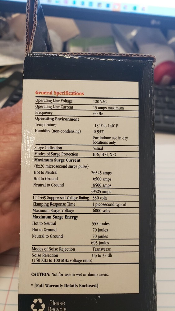 SL WABER SURGE AND NOISE SUPPRESSOR