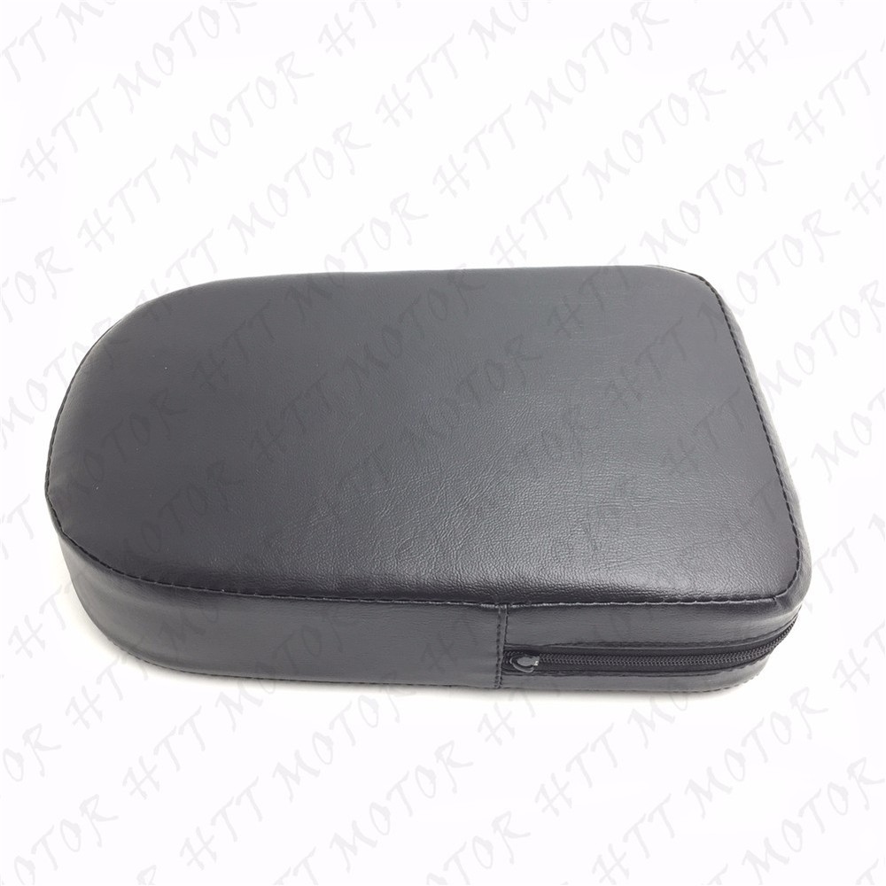 For Kawasaki Honda Suzuki Harley Backrest Sissy Bar Rectangular Cushion Pad