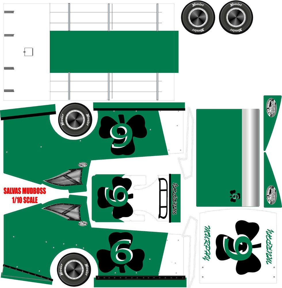 SALVAS MUDBOSS TRAXXAS SLASH IRISH JACK MURPHY WRAP KIT