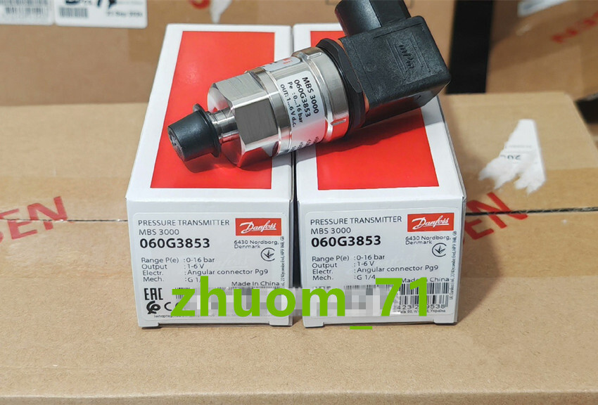 1PC Danfoss pressure transmitter MBS3000 060G3853