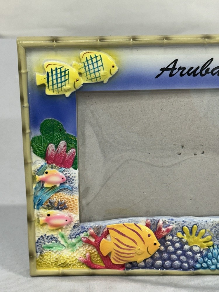 Vintage Aruba Picture Frame