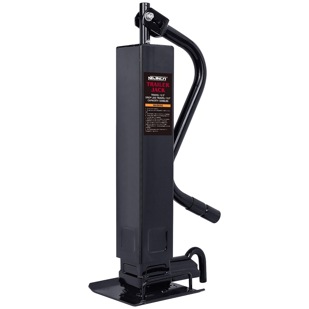 NEW 12000lbs 12.5"Heavy-Duty Trailer Jack Square Weld-on RV Yacht Trailer JY US