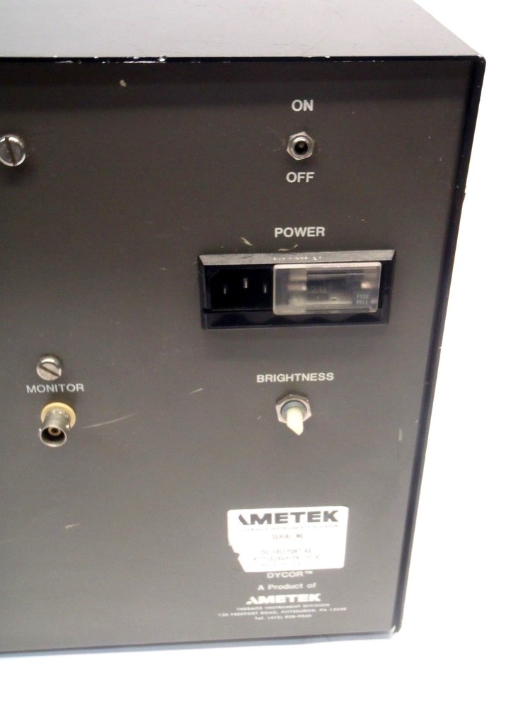 Ametek Dycor M100 Controller Screen for Quadrupole Gas Analyzer