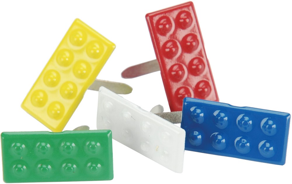 Eyelet Outlet QBRD-562 Shape Brads 12/Pkg-Building Blocks