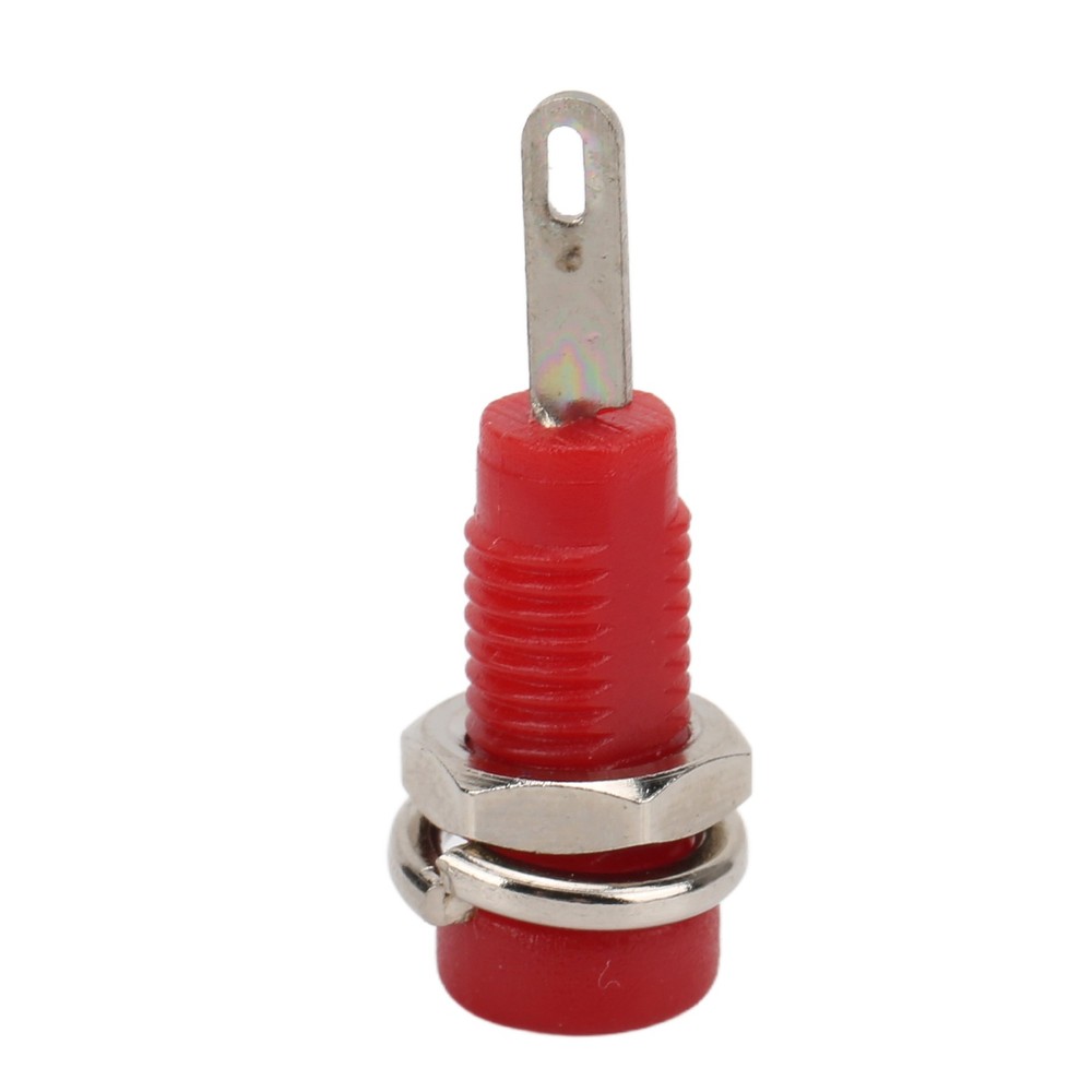 10Pcs 2mm Banana Jack Panel Socket High Transmission For Electronic Instrument