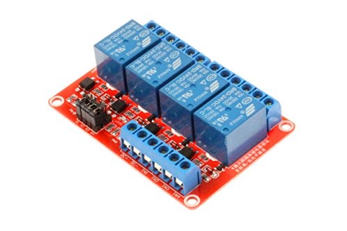 NOYITO 4 Channel Relay Module High Low Level Trigger with 4-Channel 24V