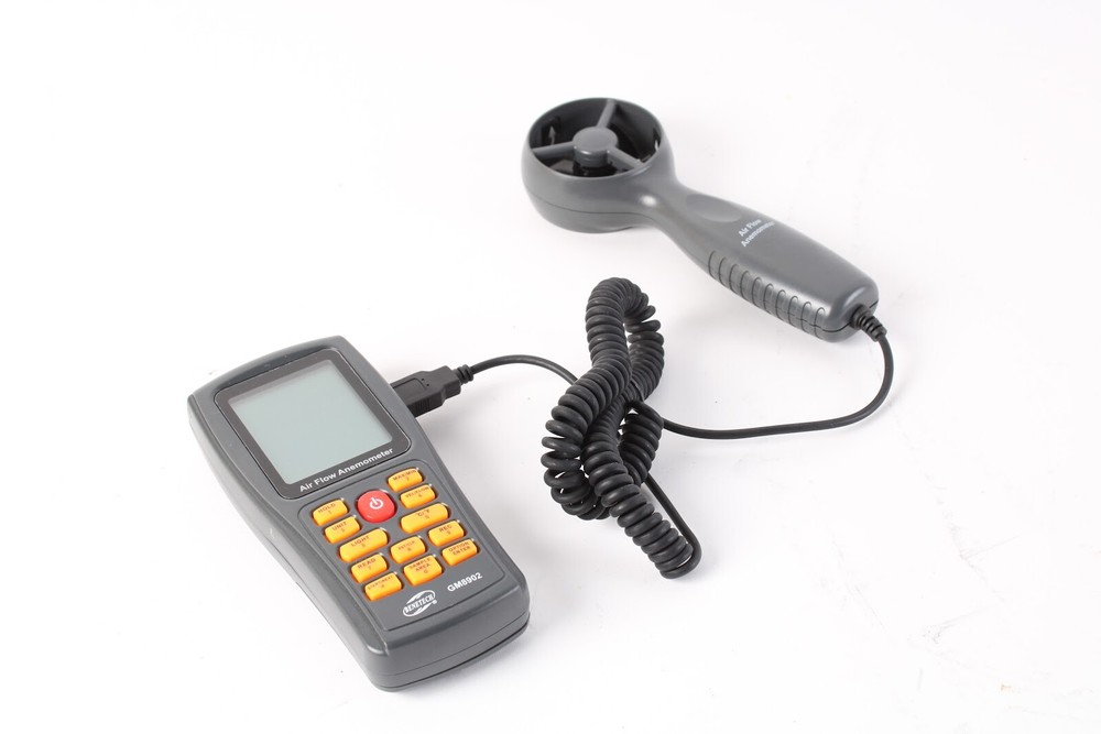 Benetech GM8902 USB Interface Air Flow Anemometer - Fair Condition