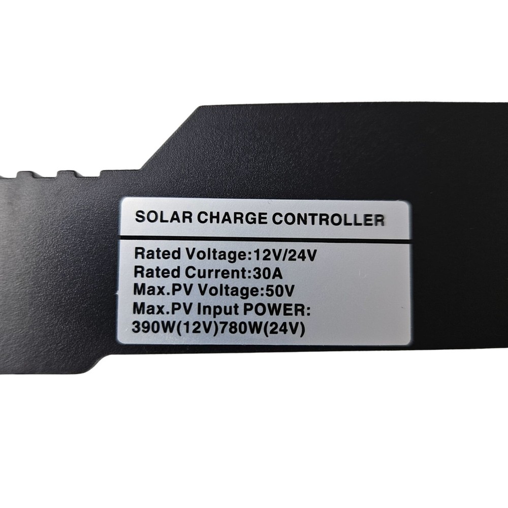 Solar Charge Controller 30A 12V/24V MPPT LCD Display Automatic Tracking New