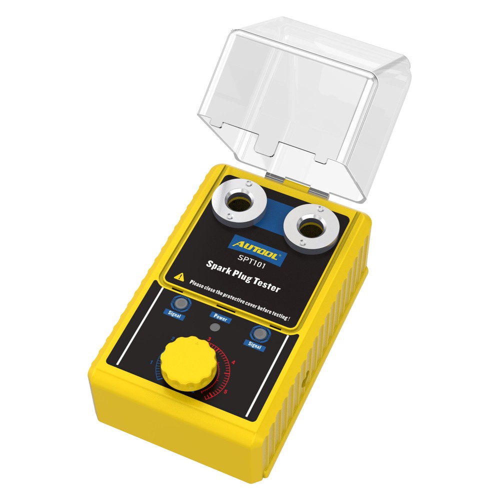 SPT101 Car Spark Plug Tester Ignition Tester Double Hole Analyzer Car Diagnosti
