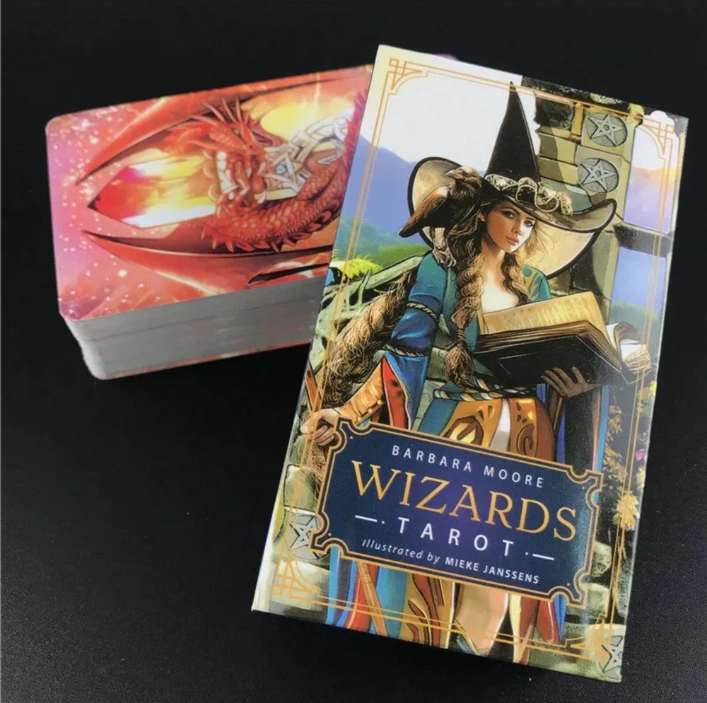 Wizards Tarot Cards (78) Table Games English Version Oracle Board Deck.