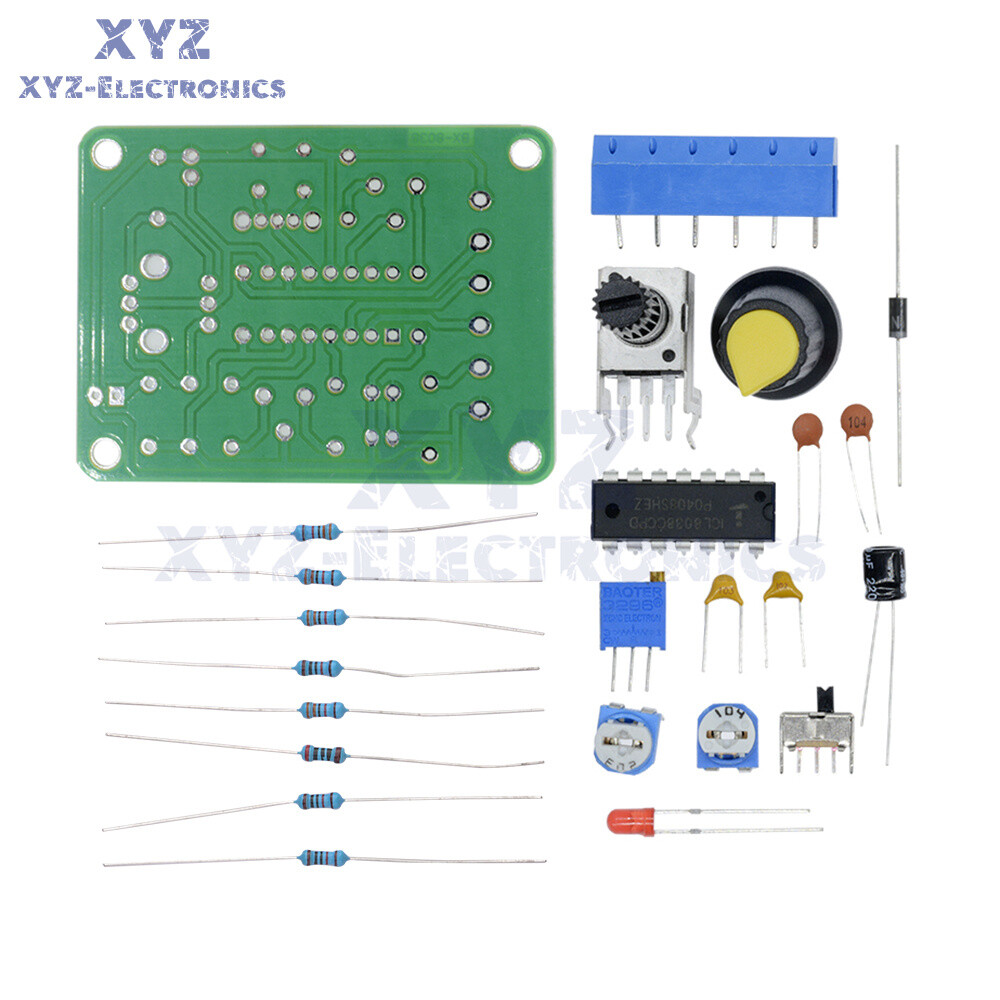 ICL8038 Monolithic Function Signal Generator Module DIY Kit Sine Square Triangle