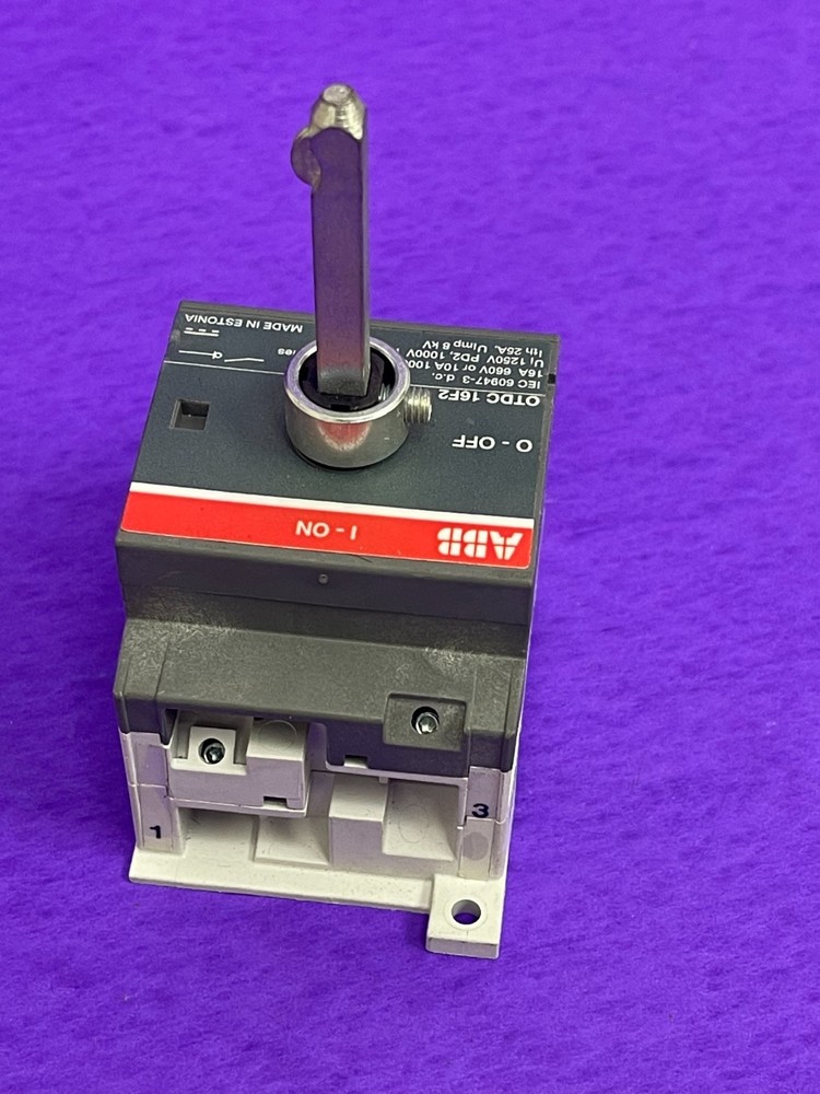 ABB OTDC16F2 DC Switch-Disconnector, 16A, 2-Pole, 1000VDC, Front Operated