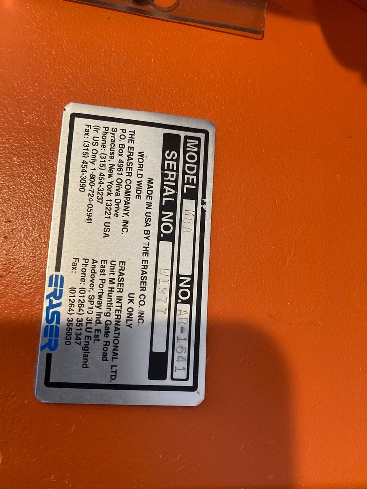 14911 Eraser K8A wire stripper no:AR1641