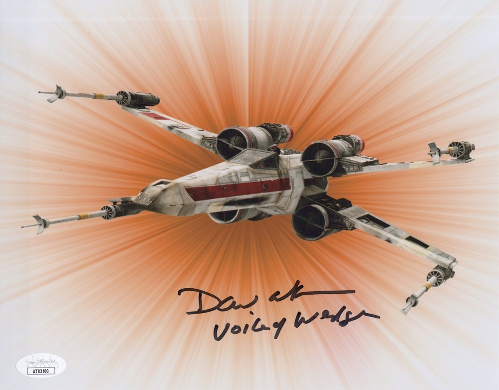 Star Wars- David Ankrum, Wedge Antilles signed 8x10 photo JSA COA