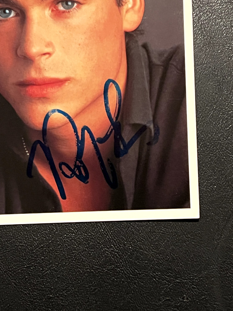 Rob Lowe Hand Signed Postcard
