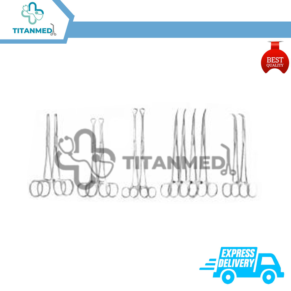 Basic 104 Pcs Laparotomy Instruments Set Stainless Steel Surgical German Grade