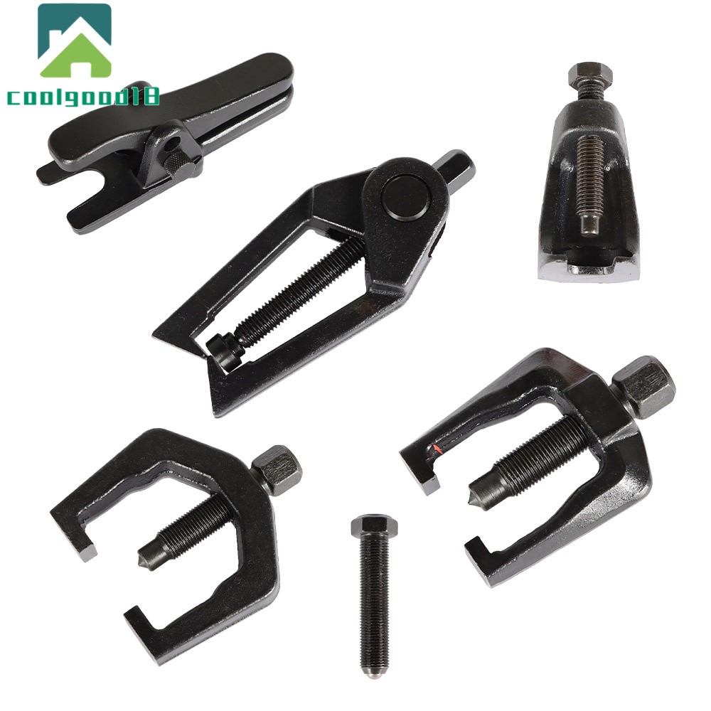 6x Front End Service Tool Kit Ball Joint Separator Pitman Arm Tie Rod Puller