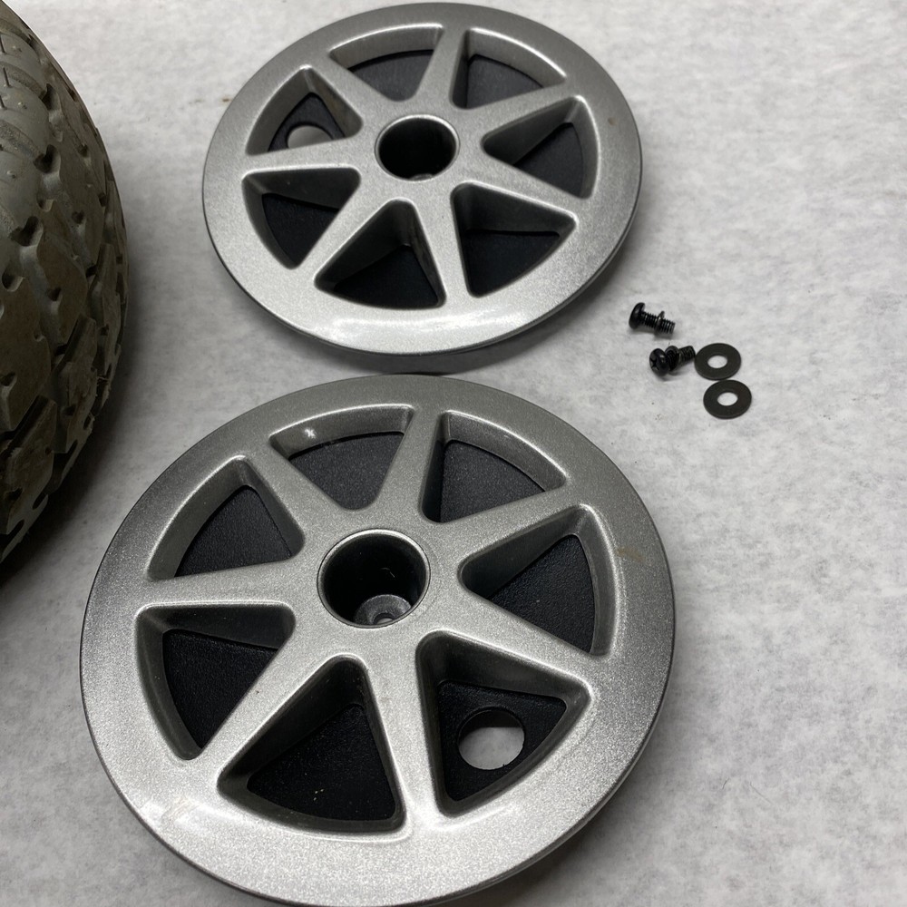 Jazzy Select Pride 2 Wheels with Hub Caps Solid Filled JAZ-15
