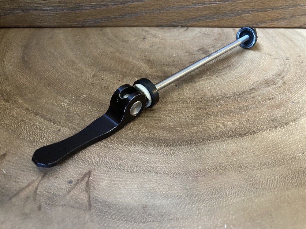 Vtg Black Anodized Control Tech Titanium Front Quick Release Skewer