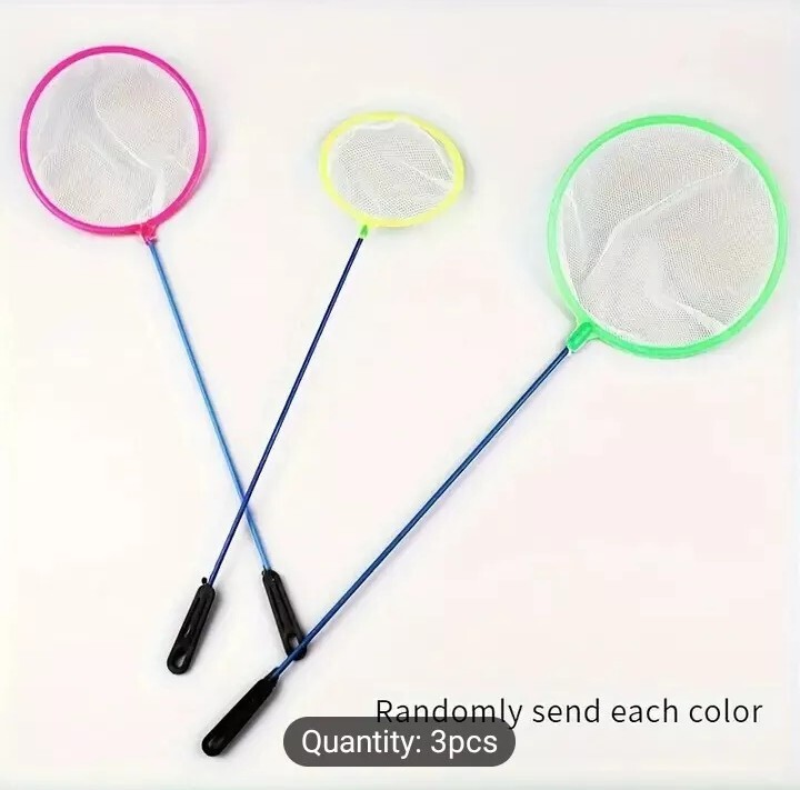 3pcs Mini Fish Nets For Aquarium, Durable Nylon Mesh Fish Catching Nets