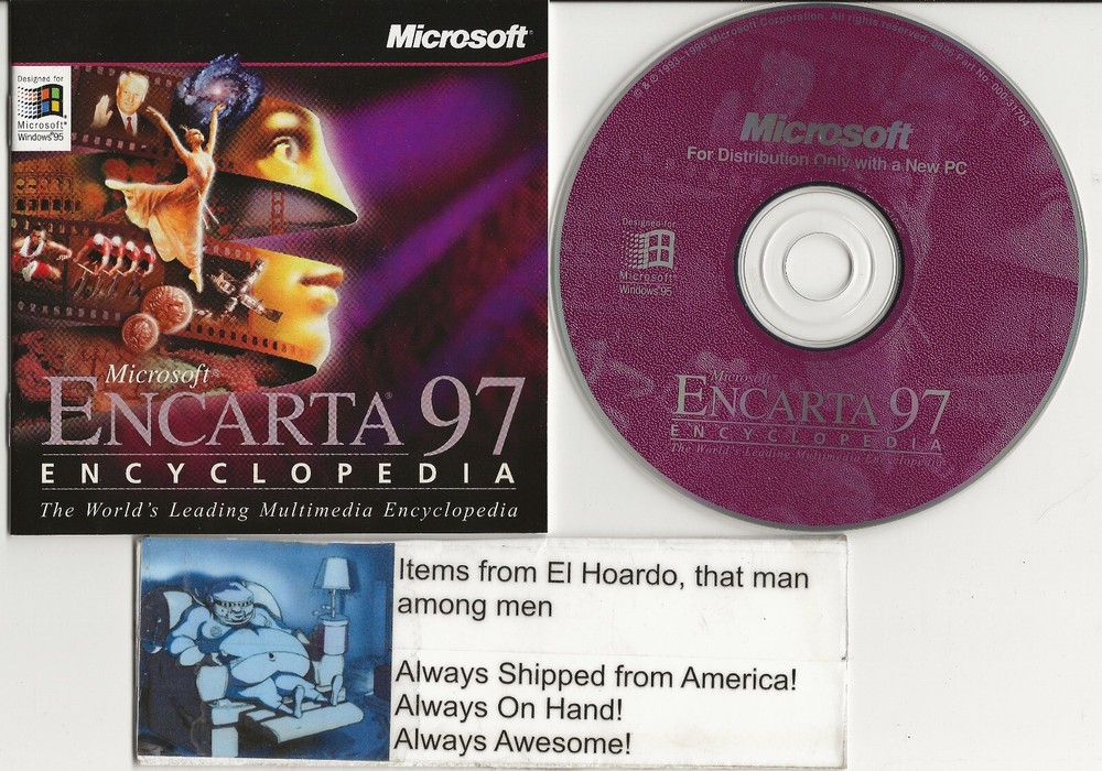 Encarta 97 Encyclopedia Microsoft Windows