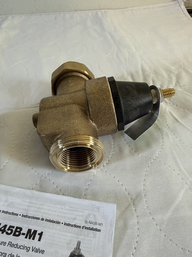 Watts LFN45B-M1 1" Brass Water Pressure Reducing Valve Lead Free