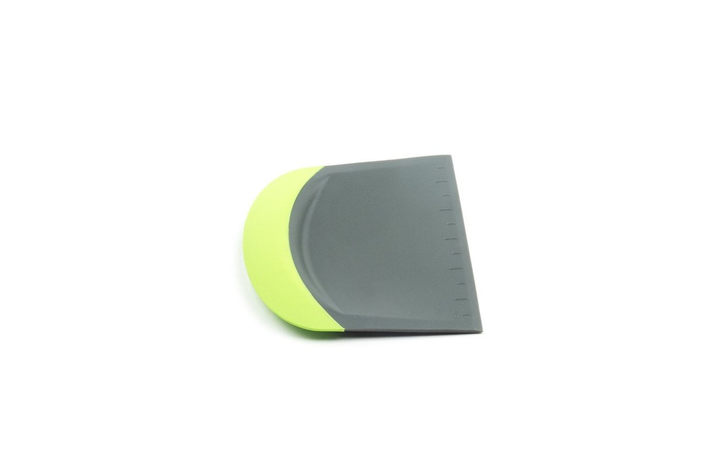Dough and Bowl Scraper, 4.75" Flat Edge Bench Scraper, Green
