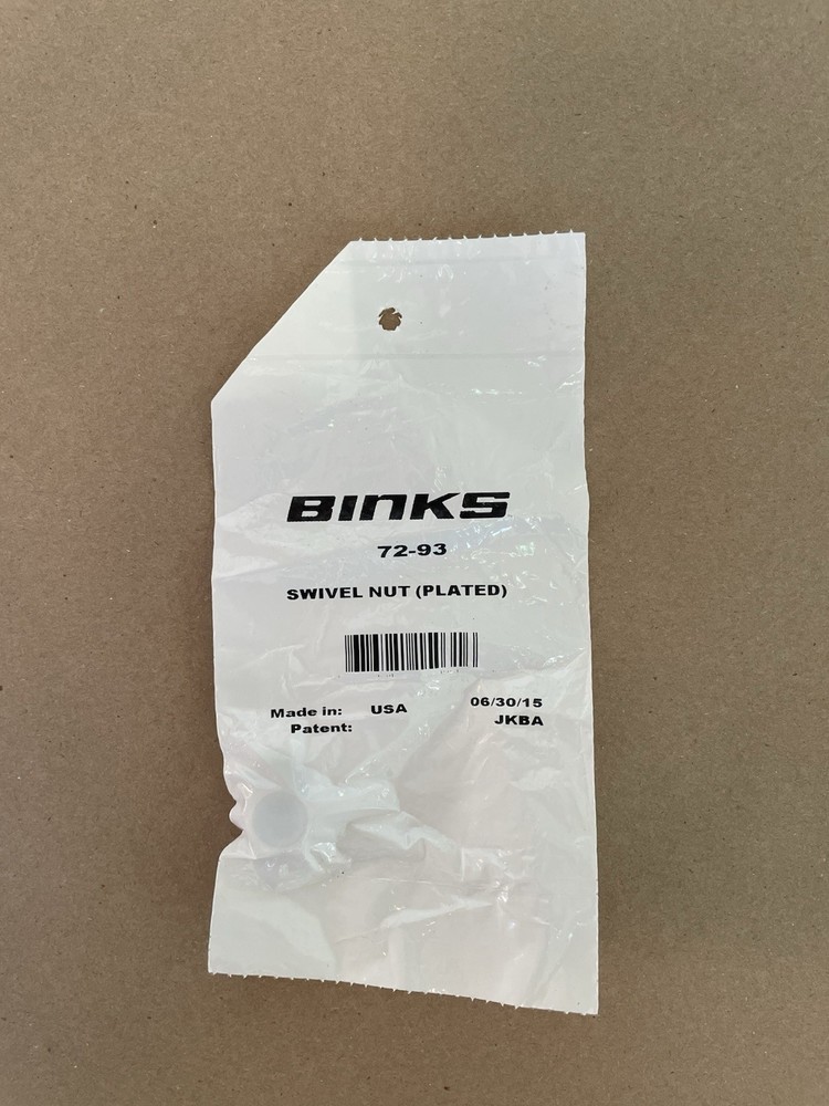 BINKS 72-93 SWIVEL NUT (PLATED). SG2 Plus
