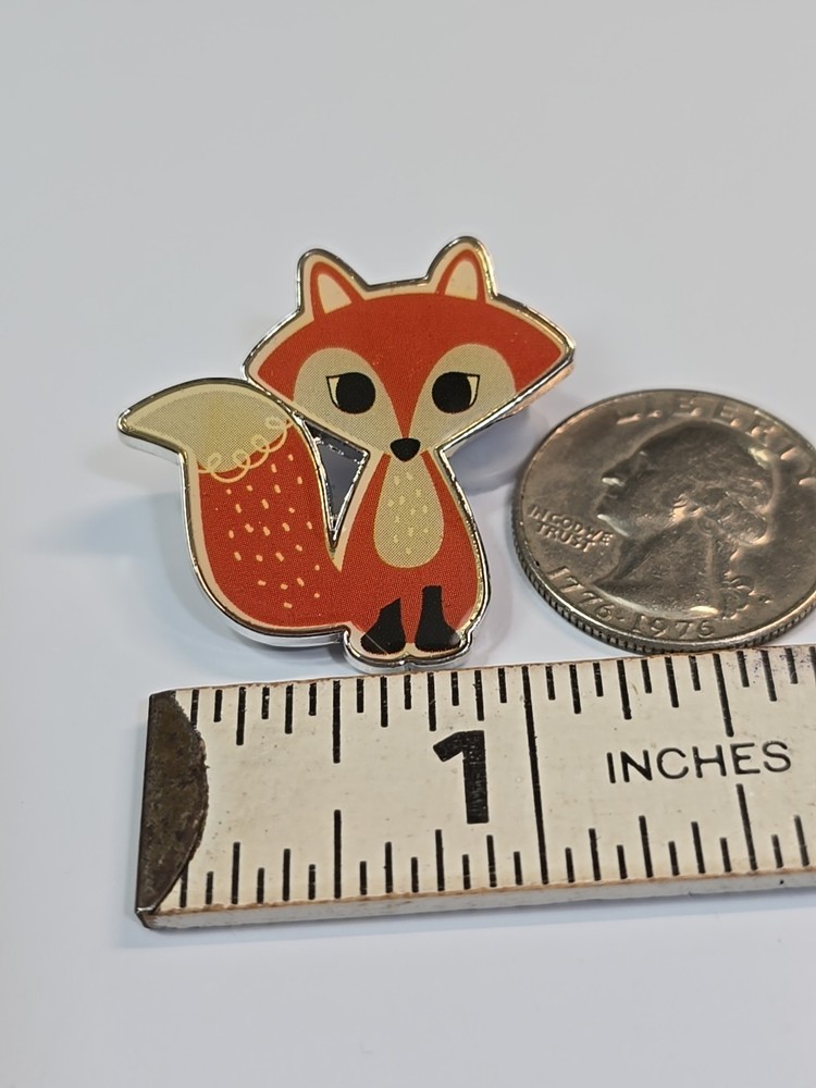 Cute Red Fox Lapel Pin
