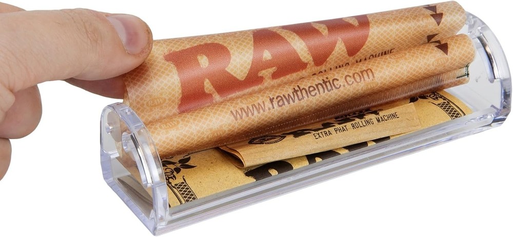 RAW Phatty Roller 125mm | Crystal Clear Triple Strength Rolling Machine (Single)