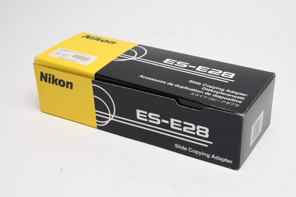 Nikon ES-E28 Slide Copying kit adapter, Boxed