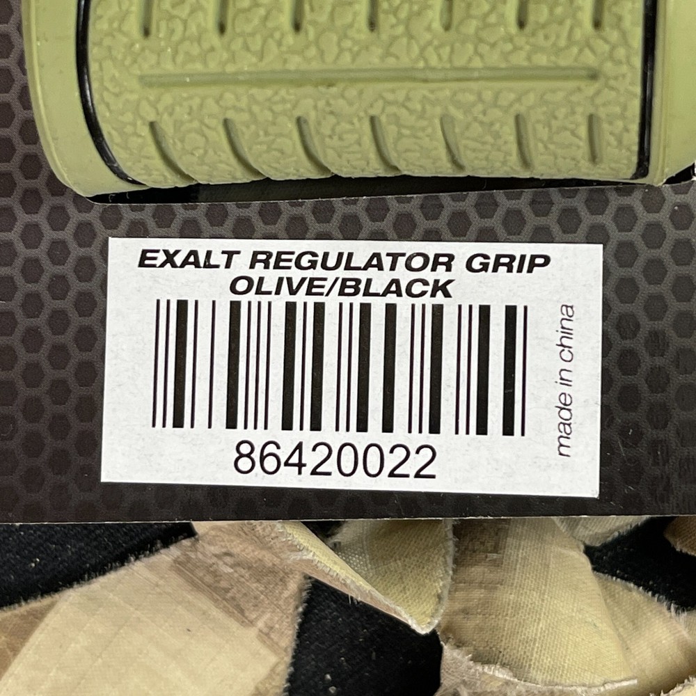 NEW Exalt Regulator Grip - Olive/Black